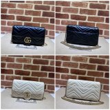 GG Marmont Gucci Replica Card Case Chain Wallet 751526 Bag