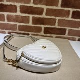 Top Quality GG MARMONT 751628 Heart matelasse BAG