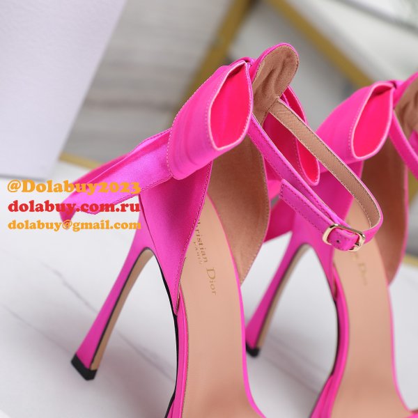 Duplicate Mlle Dior Heeled Sandal Top Quality