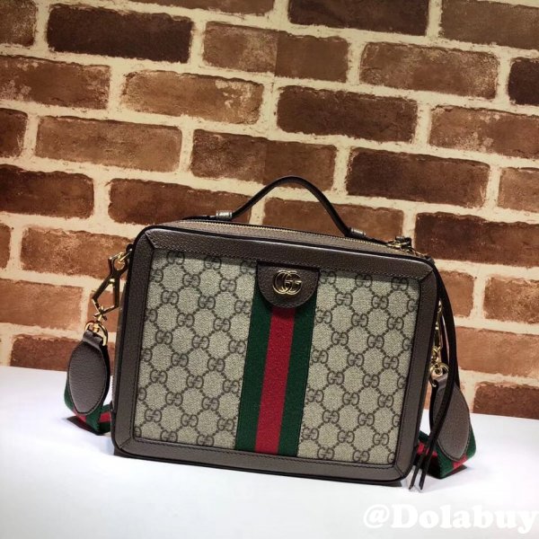 Replica Gucci High Quality GG Supreme Ophidia Small Shoulder 550622 Bag