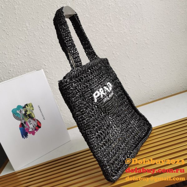 Top Quality PRADA Raffia tote bag Replica