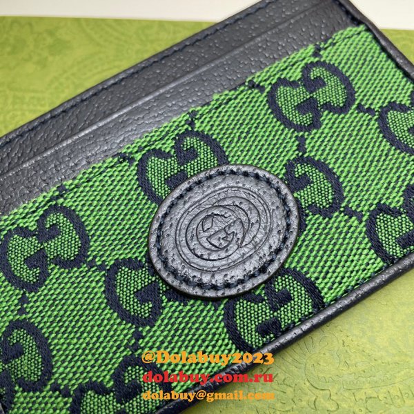 UK Gucci High Quality 659601 GG Multicolor card case wallet