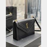 YSL Best Knockoff 668863 Gaby Satchel Quilted Shoulder Black Bag