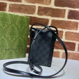 Perfect Gucci Duplication 699402 bag with Interlocking G Black