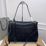 Designer Balenciaga Women's Rodeo Handbag in Black