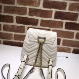 Gucii GG Marmont Quilted Backpack in 528129 Bag