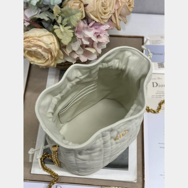 Top Quality Dior Montaigne Drawstring Bucket Bag Small/Mini