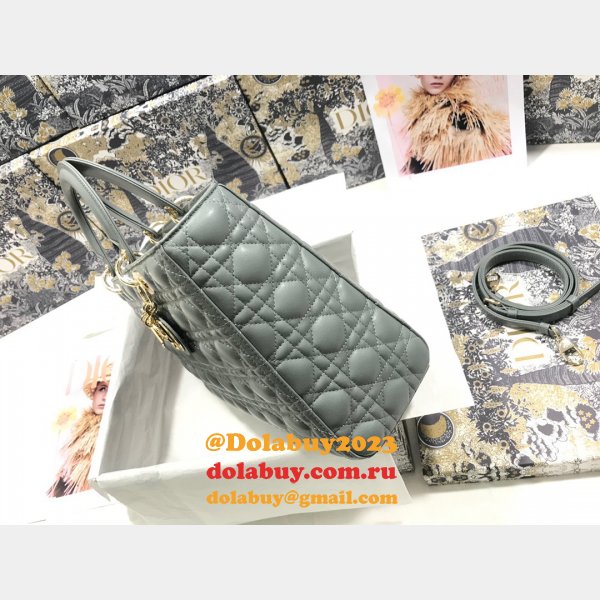 Inspired Duplicate dior lady lambskin 32CM HANDBAG