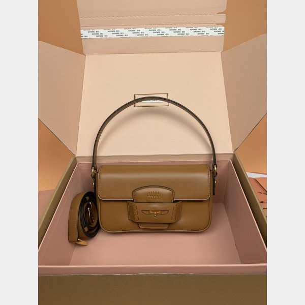 Top Quality MIU MIU 5BD270 Penny Leather Bag