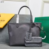 Replica Goyard Classic Chevron St. Louis PM Totes Dark grey Bags