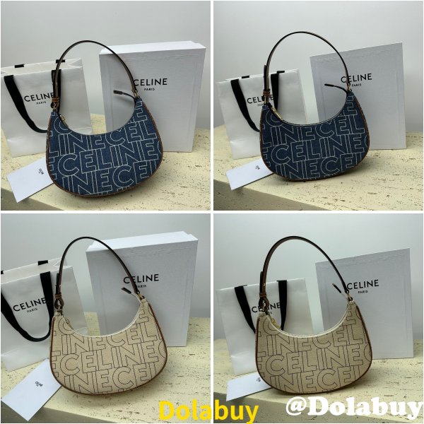 Celine Designer 1:1 Mirror Ava Denim 193952 Fake Bag