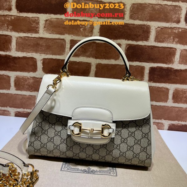 Replicas Gucci High-end Horsebit 1955 Top Handle 702049 Bags