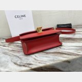 Celine Replicas Teen Classic Box Red Bag