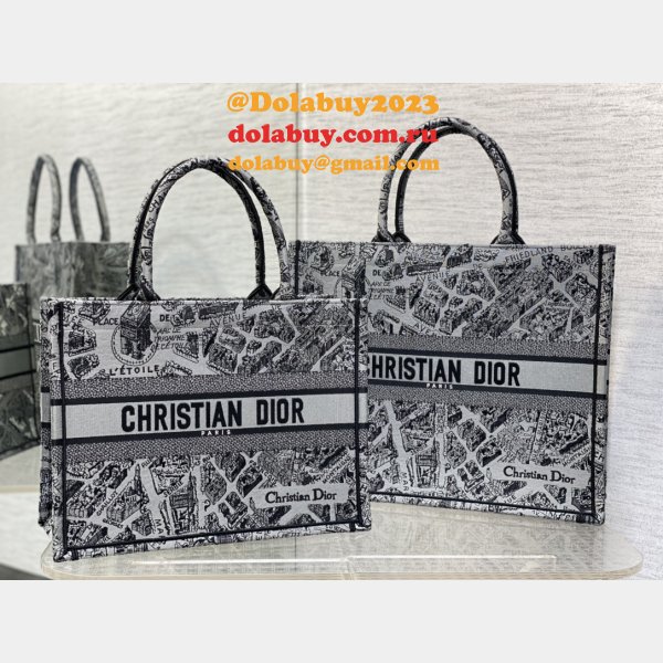 AAA Quality Replica Christian Dior CD Book Tote Bag For Sale