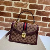 Fake Gucci Designer 651055 Ophidia small top handle bag with Web