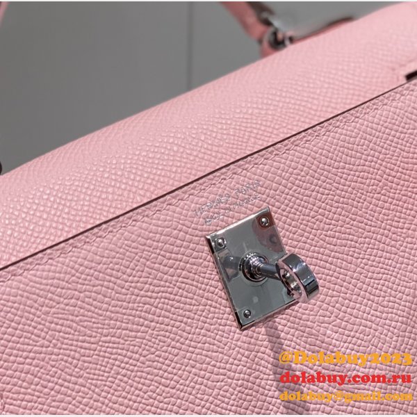 Replica Hermes Designer Epsom Kelly Pinks 19/25/28CM Bag Store