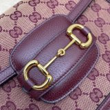 Top Quality Gucci Horsebit 1955 Shoulder GG Supreme 602204 Replica Bag