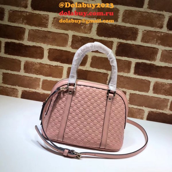 Top Quality Gucci Replicas 449654 microguccissima bag leather