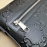 We Offer High-Quality Fake Black Gucci Signature Messenger 406410 Bag