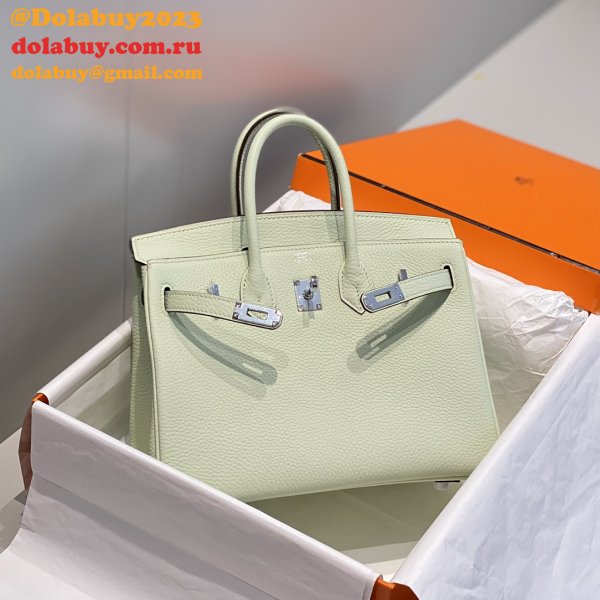 HERMES BIRKIN 25CM HALF HUMAN HANDMADE STICHING