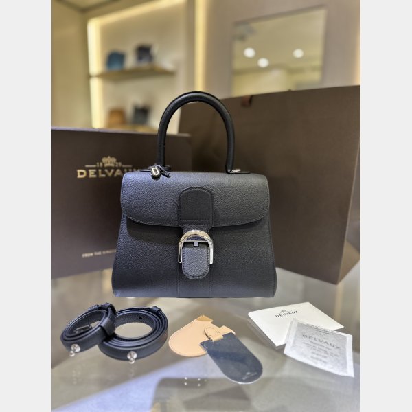 High Quality Black 99125066 Brillant RodéoCalf Delvaux Replica Bag