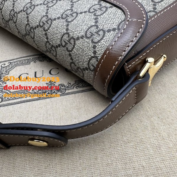 Top Quality 764155 Horsebit Shoulder 1955 Gucci Inspired Bag