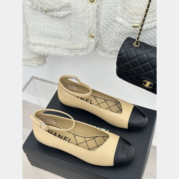 High-Quality Classic Replica Double C Mary Jane Shoes