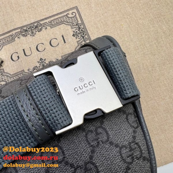 Gucci Replica Ophidia AAA+ Belt Supreme Grey 733868 Bag