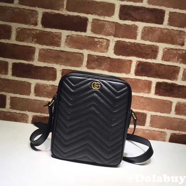 Replicas Gucci UK 523365 GG Marmont messenger matelassé shoulder bag