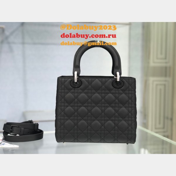 Replica Christian Dior Knockoff Lady Dior 24cm Purses