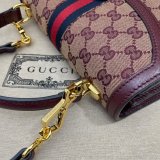 Fake Gucci Designer 651055 Ophidia small top handle bag with Web