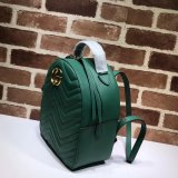 AAA+ Gucci Replica 476671 GG Marmont quilted leather backpack