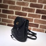 Gucii GG Marmont Quilted Backpack in 528129 Bag