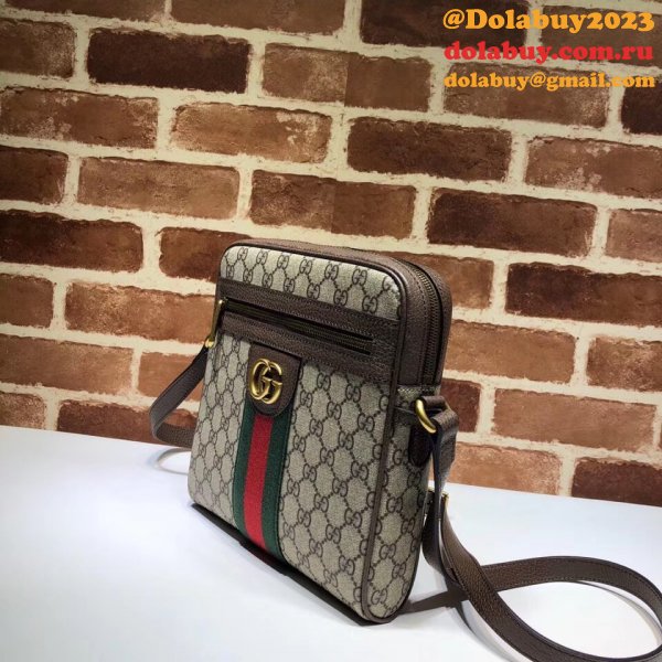 Luxury Gucci AAA+ 547926 GG Supreme Ophidia Small Messenger Bag