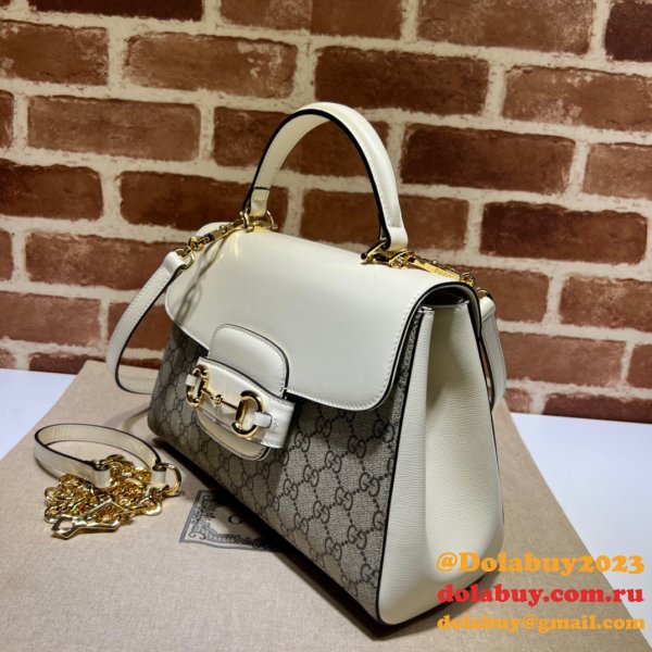 Replicas Gucci High-end Horsebit 1955 Top Handle 702049 Bags