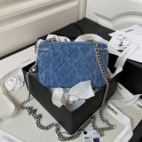 Vanity Replica 1:1 Mirror Chain Fashion AP3204 Blue Bag