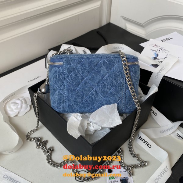 Vanity Replica 1:1 Mirror Chain Fashion AP3204 Blue Bag