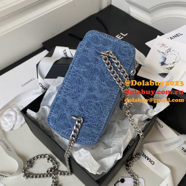 Vanity Replica 1:1 Mirror Chain Fashion AP3204 Blue Bag