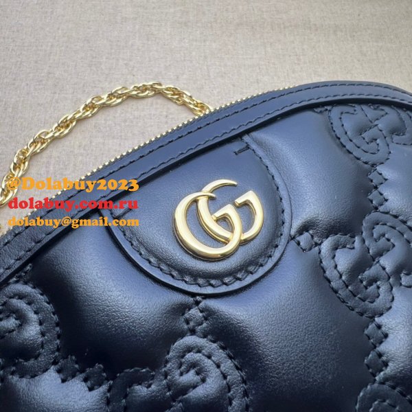 Gucci Luxury 702229 GG Matelassé Leather Shoulder Replica Bag