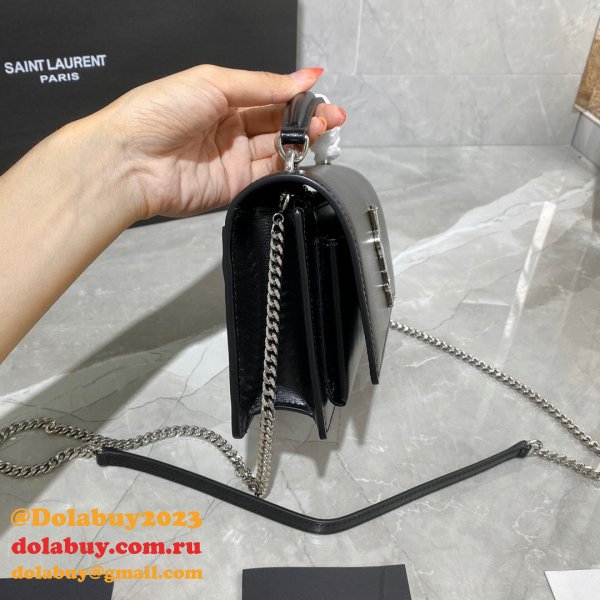 Buy Replica YSL Sunset 19cm Bags Online Black