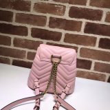 Gucii GG Marmont Quilted Backpack in 528129 Bag