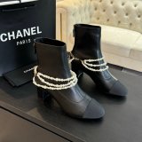 Top Quality Chanel Short Lambskin Boots