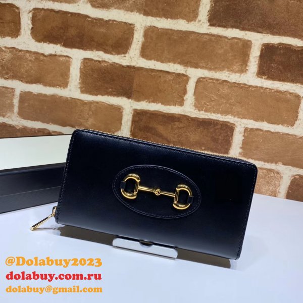 High Quality Gucci Replica 1955 Horsebit zip around 621889 wallet