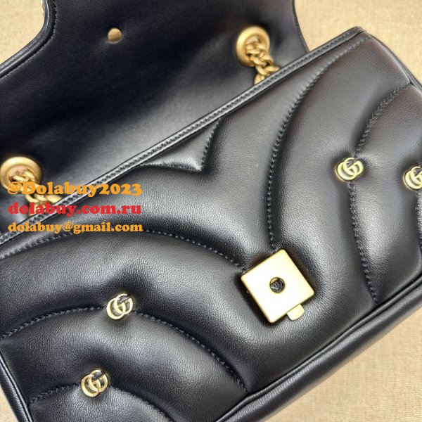 Matelassé Copy 443497 Gucci GG Marmont Small Replicas Bag