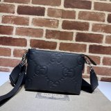 Black Jumbo GG Gucci Knockoff Messenger Men 761747 Luxury Bag