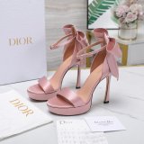 Duplicate Mlle Dior Heeled Sandal Top Quality